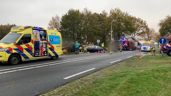 112 nieuws: gewonde bij aanrijding N343 bij Brucht.