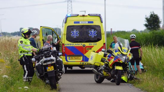 Gewonde bij akelig fietsongeluk in Bunschoten. Gewonde bij akelig fietsongeluk in Bunschoten.