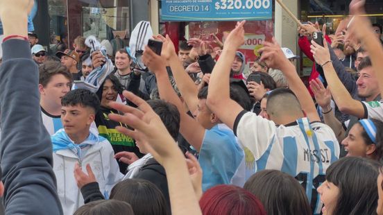 Argentijnen vieren feest na zege op WK