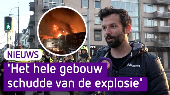 Mensen in pyjama op straat na brand: 'Ik zag een enorme vuurzee'