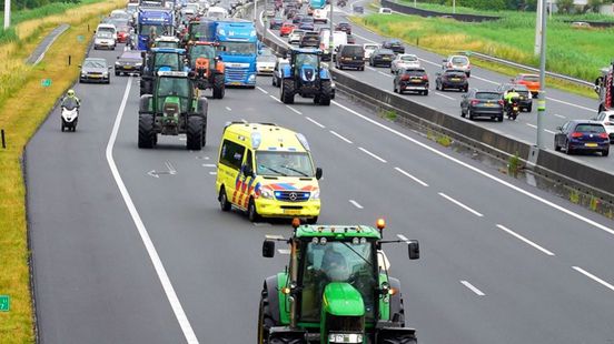 Boerenacties zorgen voor gevaarlijke situaties op snelwegen