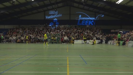 Leekster Voetbalgeluk in meer dan één opzicht