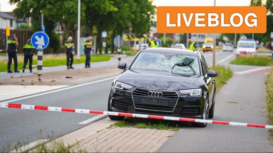 fietsster zwaargewond bij aanrijding • auto kantelt na harde botsing. fietsster zwaargewond bij aanrijding • auto kantelt na harde botsing.