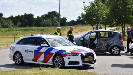 Motorrijder gewond door ongeluk in Emmen.