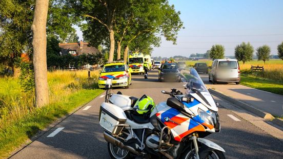 Motorrijder overleden bij ongeluk. Motorrijder overleden bij ongeluk.