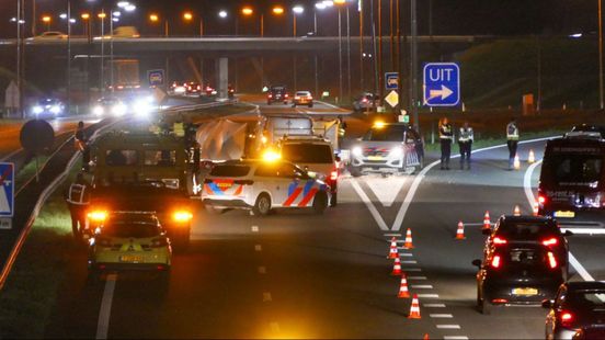 Automobilist overleden bij ongeval op A35 bij Enschede.
