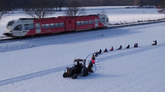 'Prachtig!' Besneeuwde Achterhoek in Rail Away levert veel reacties op