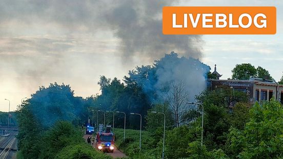 brand in oude Doornroosje • harde botsing met politieauto. brand in oude Doornroosje • harde botsing met politieauto.