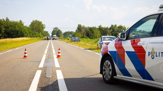 Fietser overleden bij ernstig ongeluk op N763 bij Kampen.