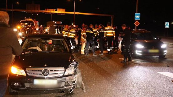 Groot ongeval met vijf autos op de Pleijroute. Groot ongeval met vijf autos op de Pleijroute.