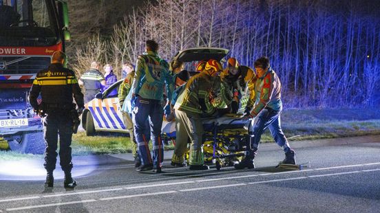 Automobilist zwaar gewond bij eenzijdig ongeval in Leusden.