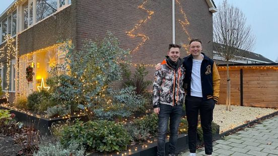 Het mooiste kersthuis van Groningen #1: in Stadskanaal bij Jasper en Kevin