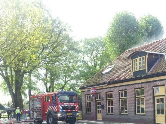 reservering Fahrenheit bijeenkomst Café Route 36 in Vledder grotendeels afgebrand - RTV Drenthe