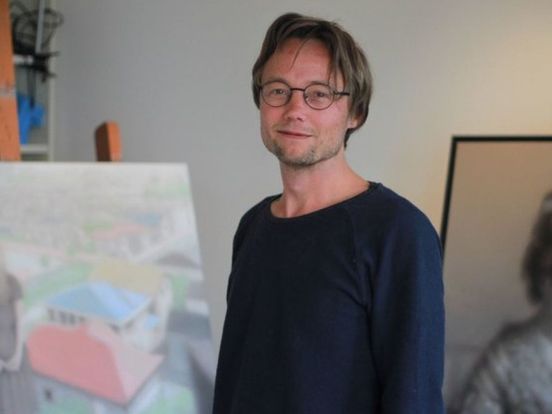 Kunstenaar en dichter Marko Klomp in Het Woordenrijk