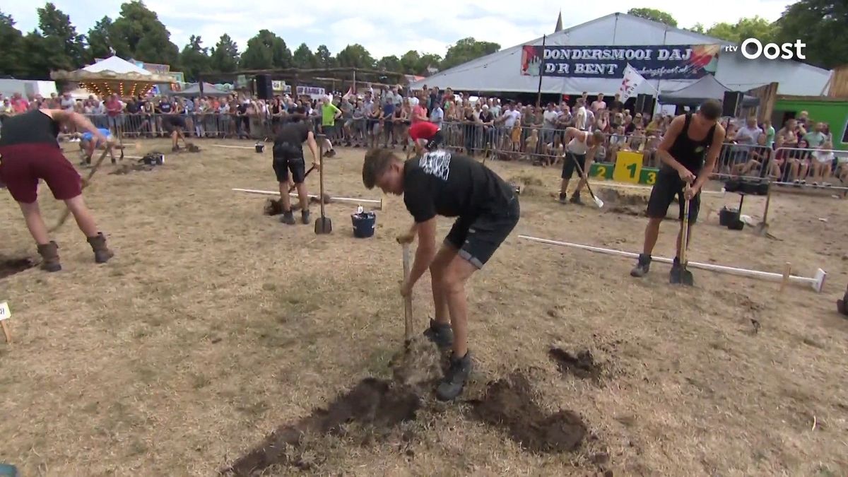 Zand in de bilnaad, bloed in de handen: NK Gatgraven Luttenberg is niet voor watjes