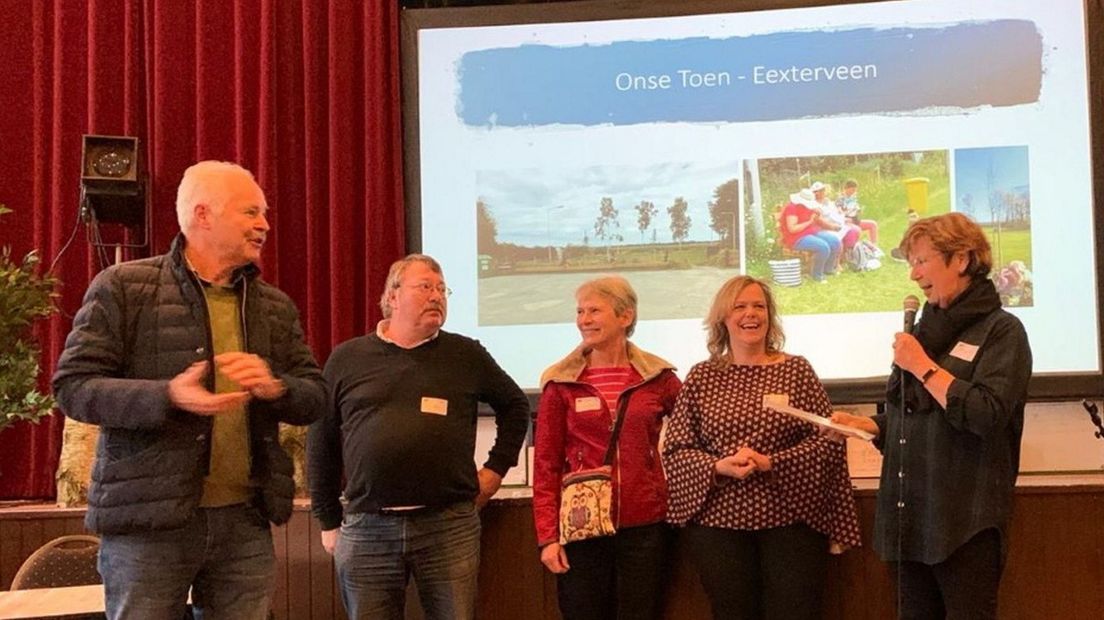 Dorpsmoestuin Onse Toen in Eexterveen won de Kern met Pit-trofee Drenthe (Rechten: Stichting Dorpscentrum Eexterveen/Jan Roelof Vos)