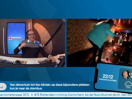 De Rotterdamse D66-fractievoorzitter Chantal Zeegers doet een dansje