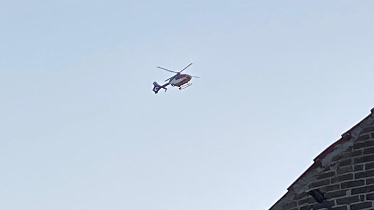 Politiehelikopter maakt einde aan crossende jeugd Hulsberg