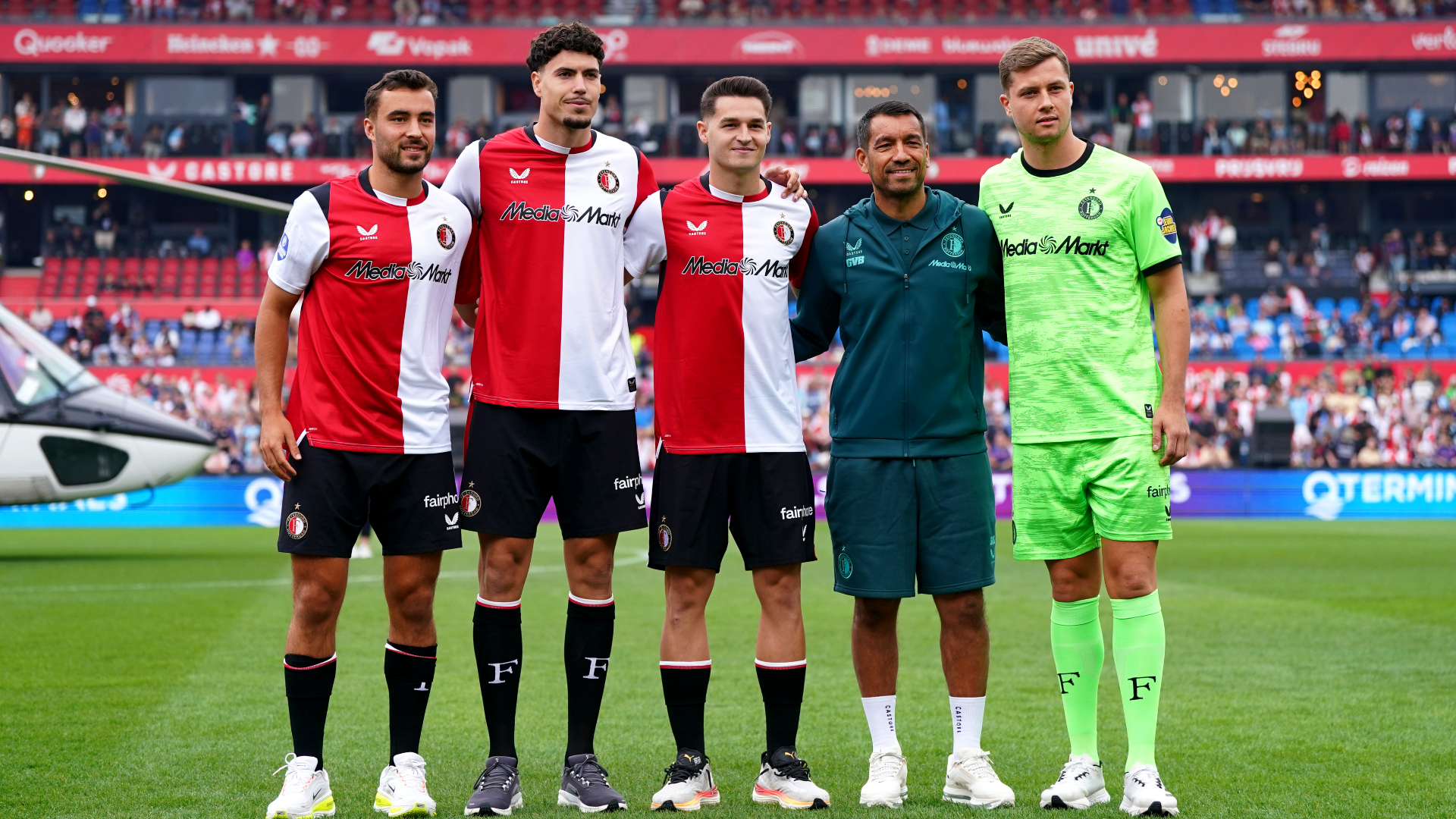 De nieuwe aanwinsten van Feyenoord zijn gepresenteerd