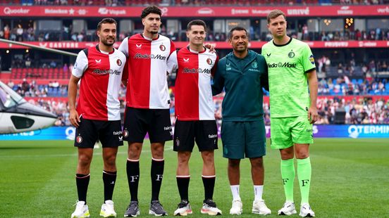 Zo beleefden de nieuwe Feyenoord-spelers hun helikopterlanding: 'Het stadion, al die mensen en de helikopter is echt spectaculair'