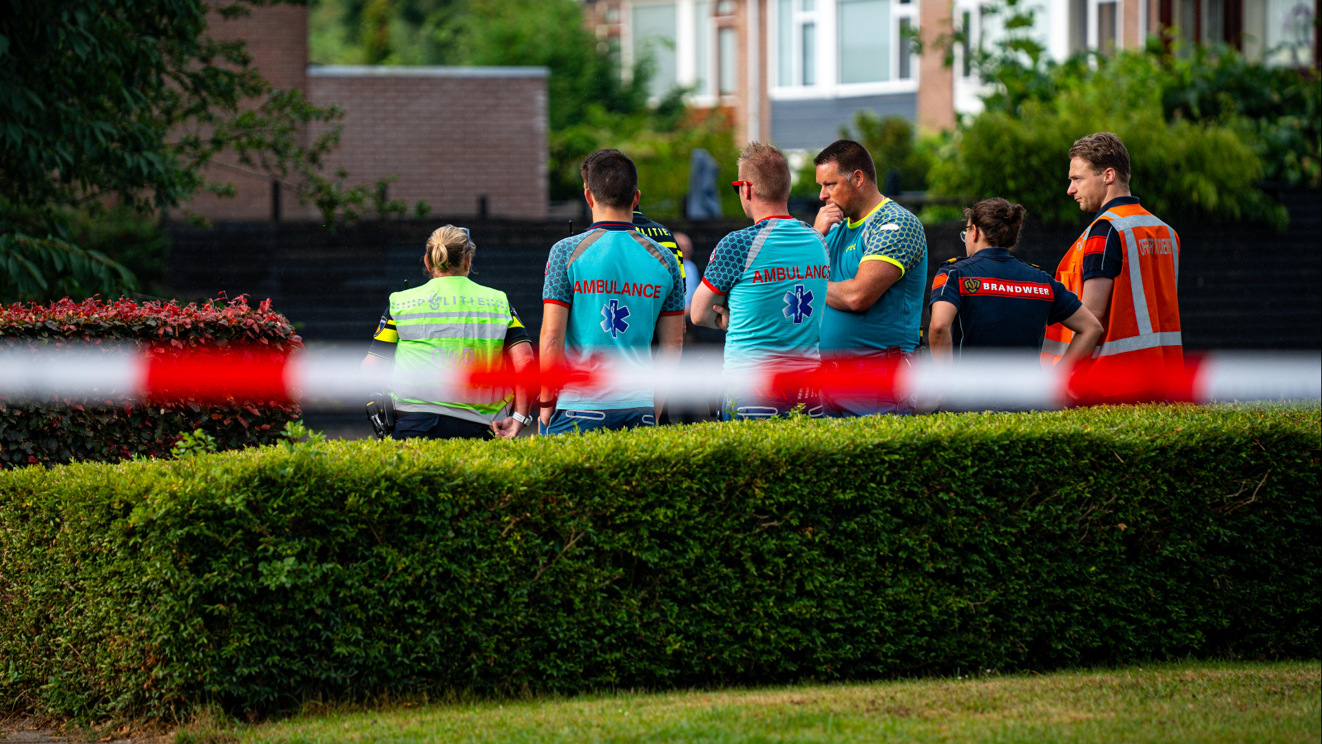 Hulpdiensten kwamen massaal op de melding af.