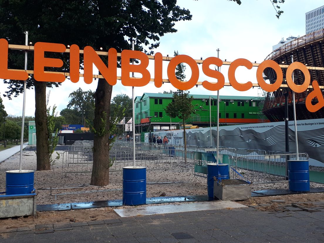 Pleinbioscoop Rotterdam dicht vanwege storm