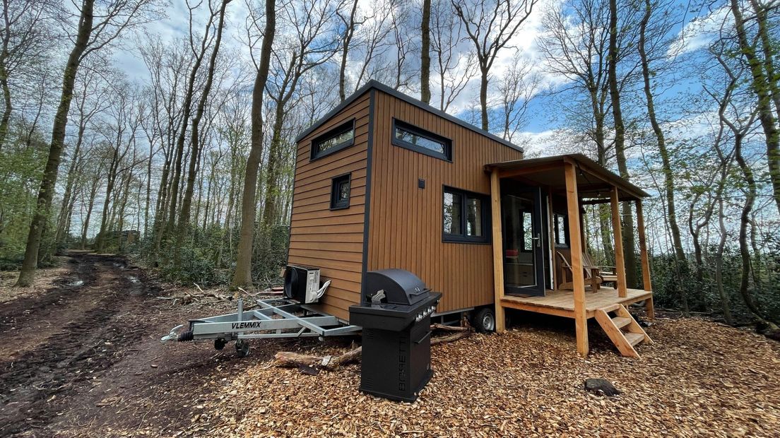 Een tiny house op camping De Reeënwissel