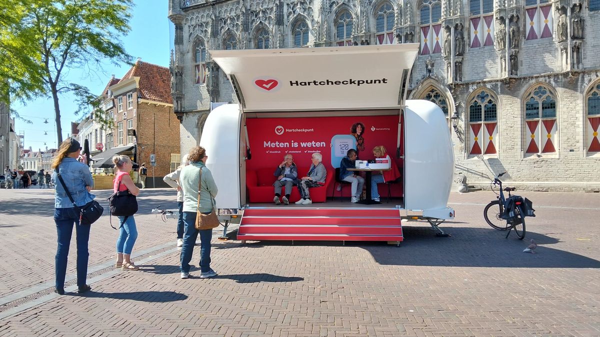 Mobiel hartcheckpunt bezoekt Middelburg, 'in Kortgene had 75 procent verhoogd cholesterol'