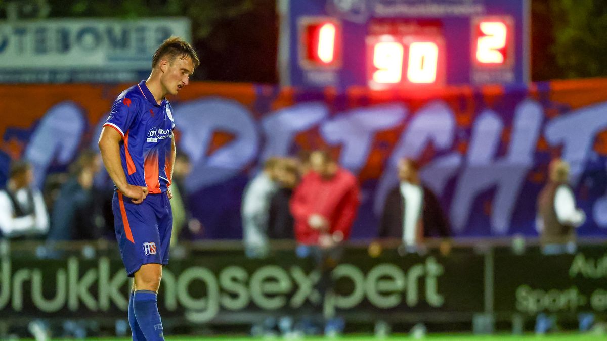 Droom van FC Surhuisterveen is voorbij: uitschakeling in kwalificatiewedstrijd KNVB Beker