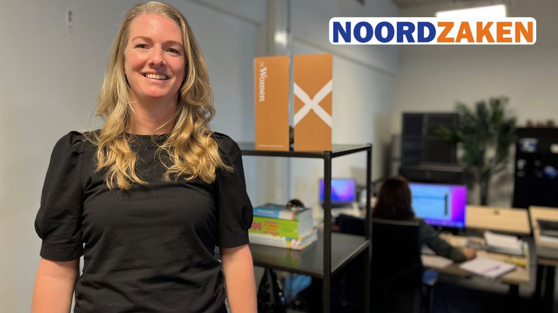 Mirjam Kramer in het kantoor van xWomen