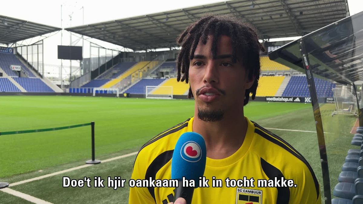 Van Rome naar Leeuwarden is een overgang voor Bouah, maar het bevalt hem goed