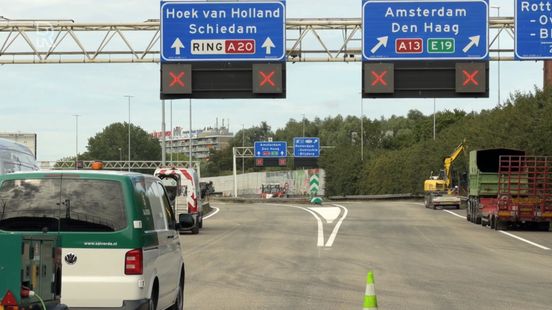 Snelweg gaat twee weken dicht, Rijkswaterstaat waarschuwt voor files van een uur