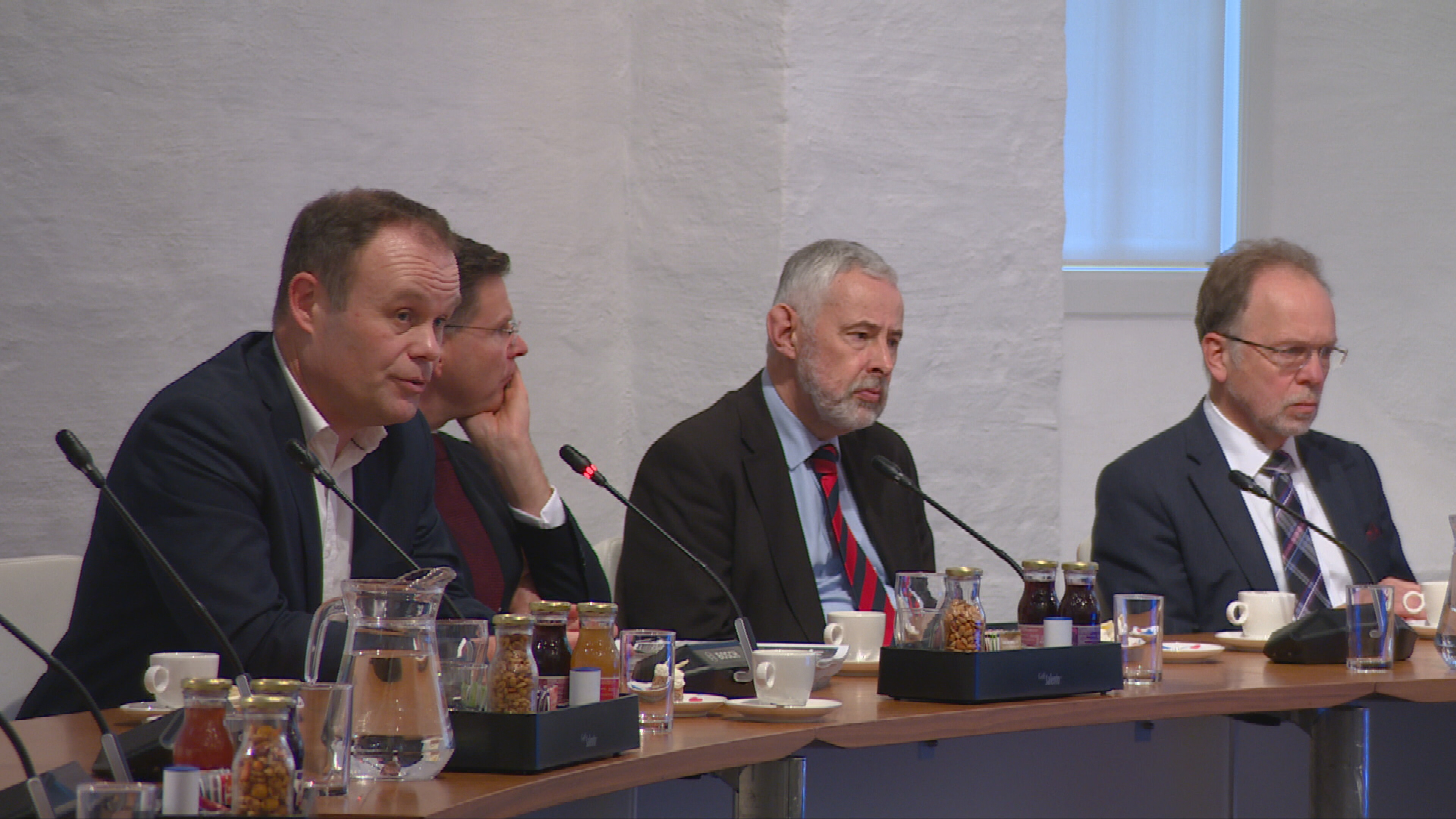 Gerben Huisman (links) en Rob Jonkman (twadde fan rjochts)