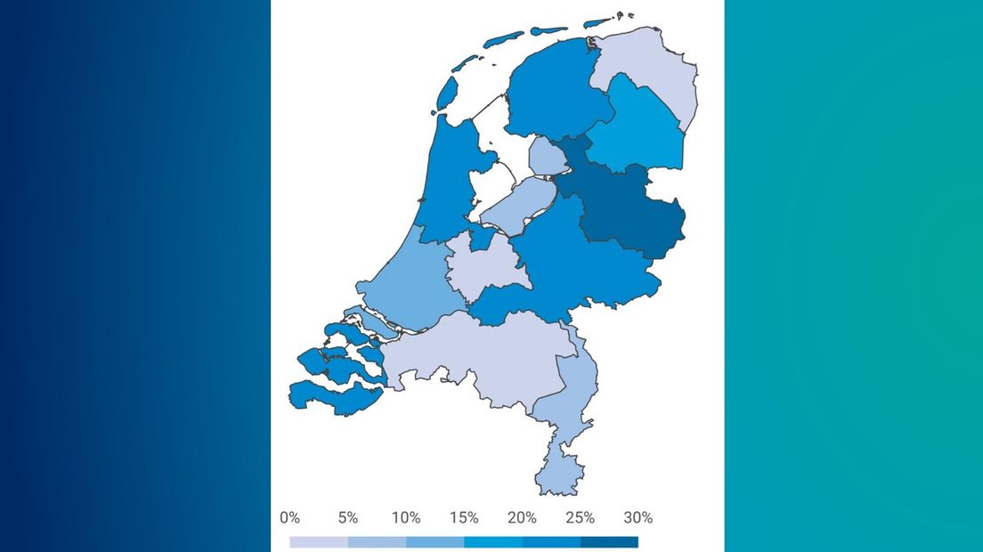 Vakantiebestemming van Overijsselaars die in Nederland blijven
