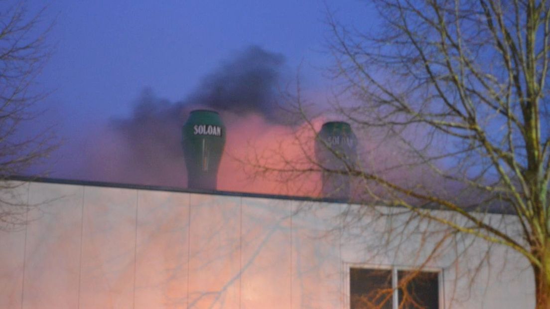 Brand in timmerbedrijf Hardenberg