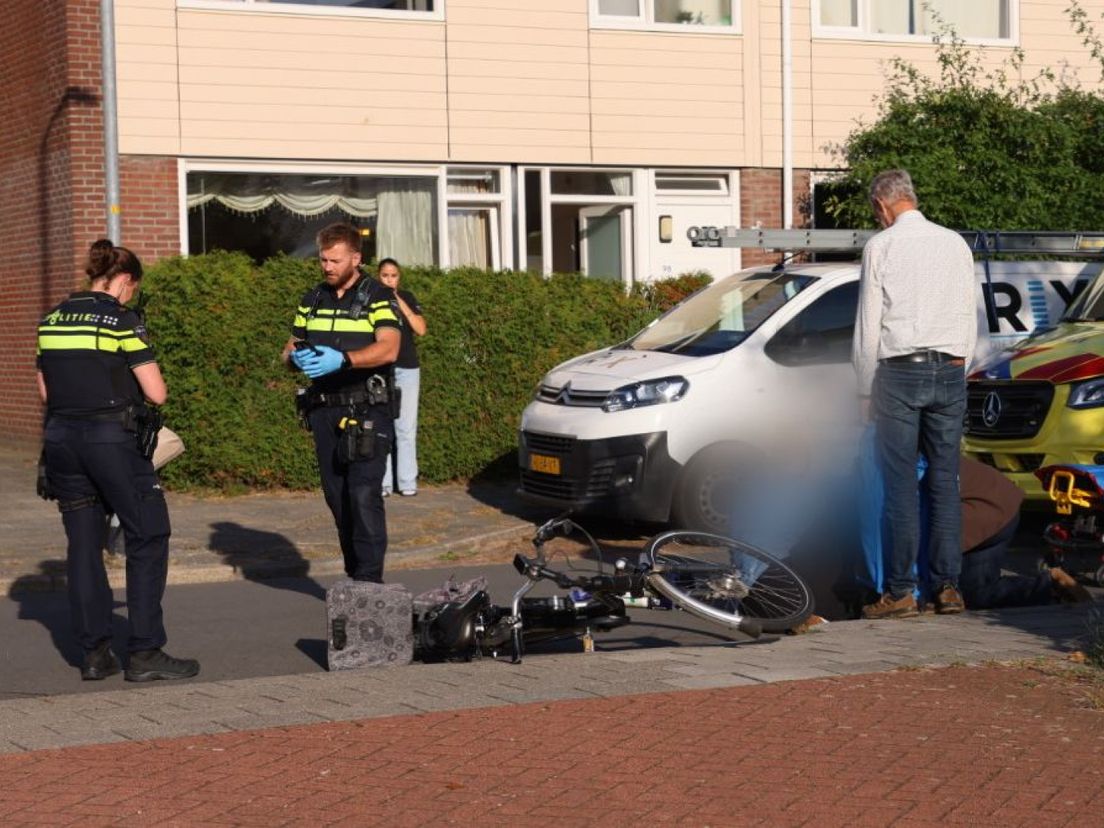 De straat is voor onderzoek afgesloten.