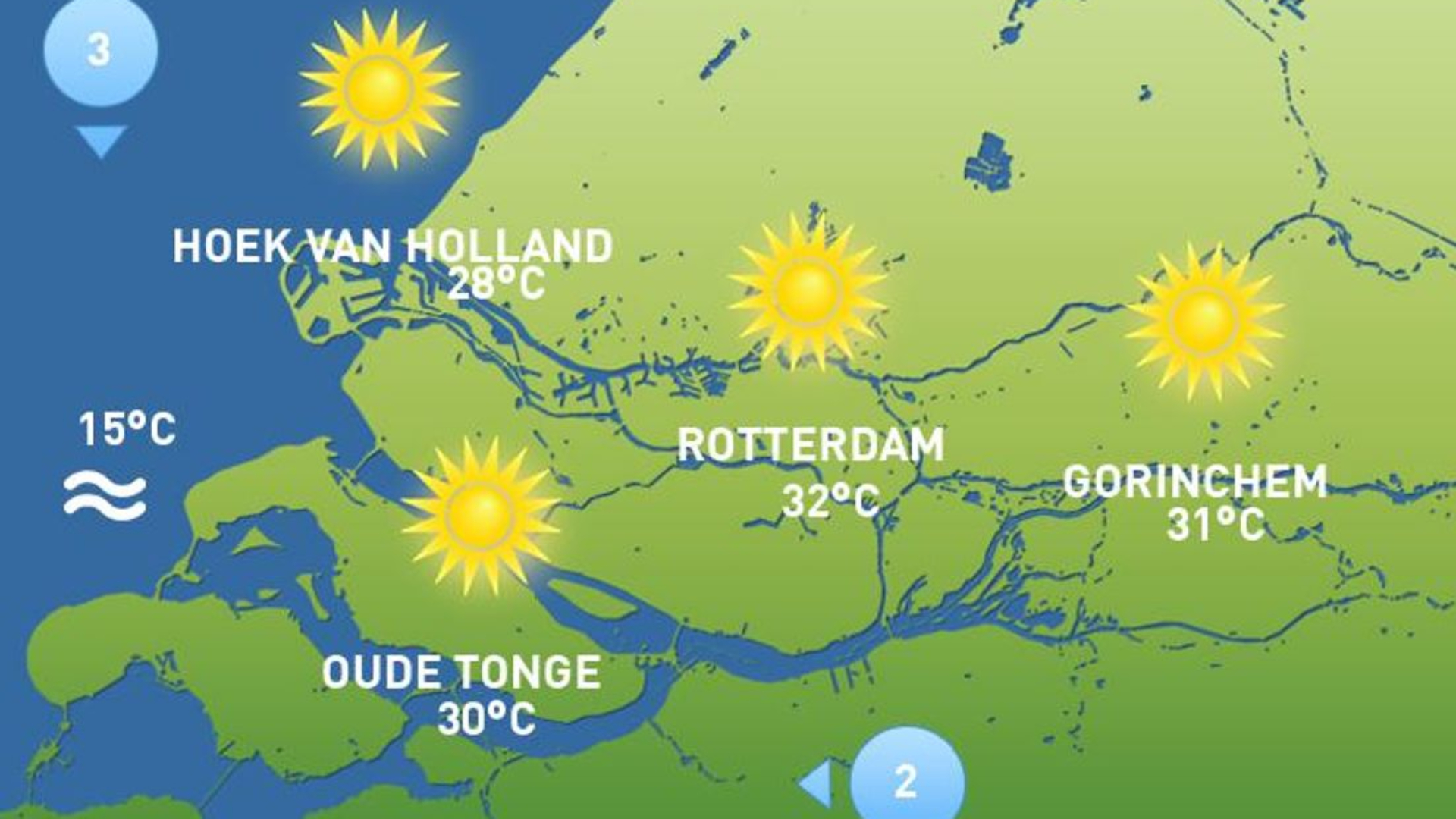 Het wordt vandaag een heerlijke dag
