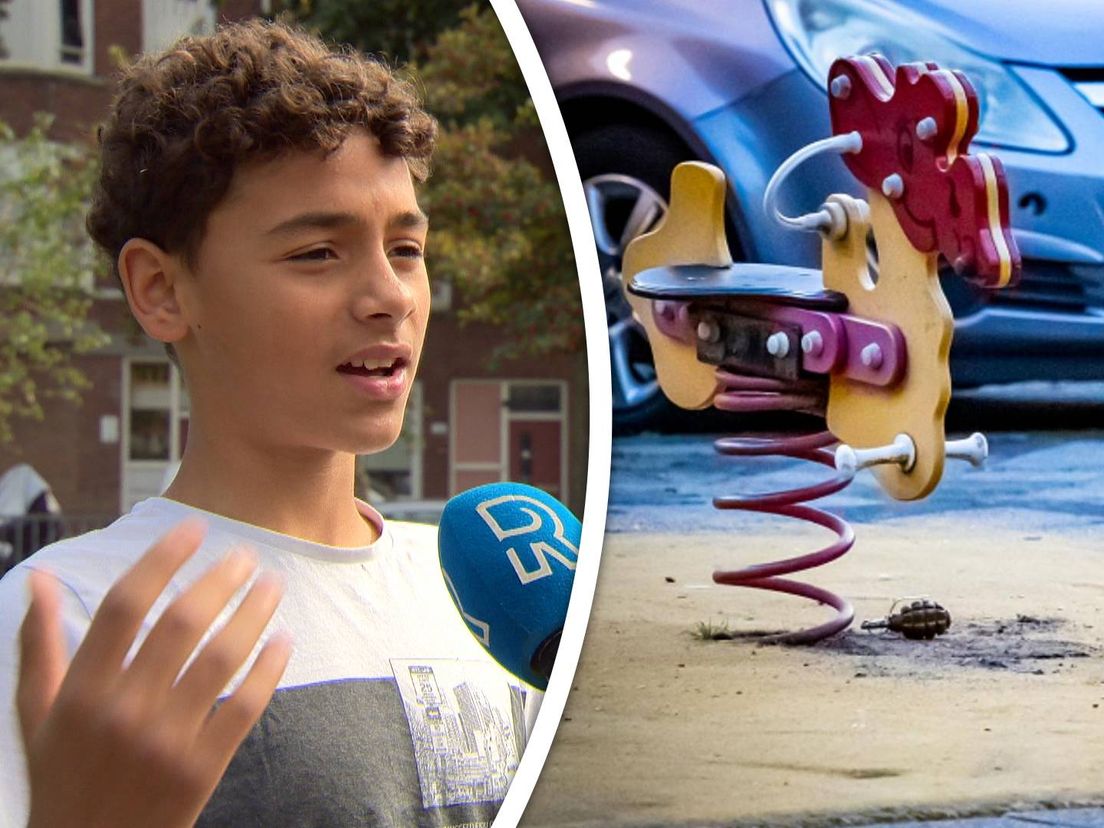 Dyshandro vertelt wat hij meemaakte toen een handgranaat in zijn buurt werd gevonden