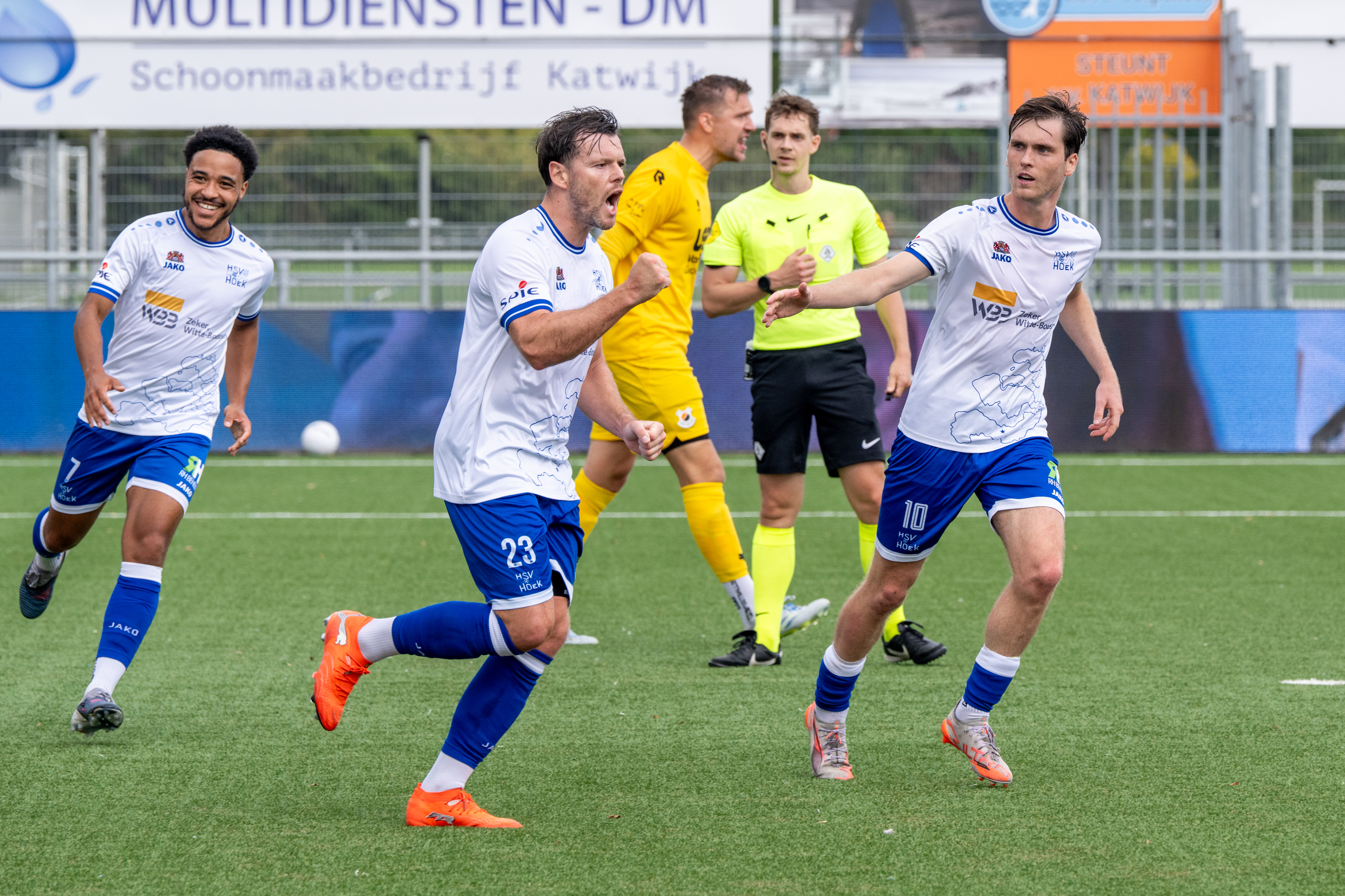Hoek toont veerkracht, is heel dicht bij een overwinning maar moet in Katwijk genoegen nemen met een punt