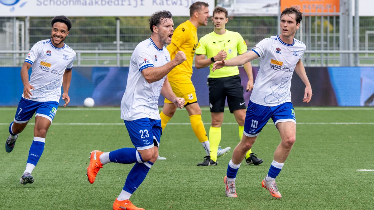 Hoek toont veerkracht, is heel dicht bij een overwinning maar moet in Katwijk genoegen nemen met een