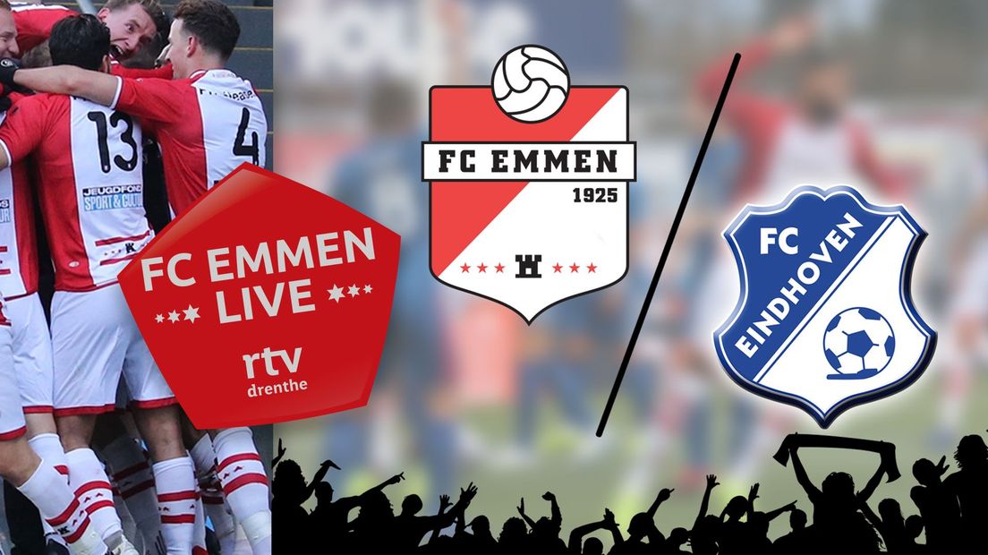 Volg FC Emmen - FC Eindhoven van minuut tot minuut (Rechten: RTV Drenthe)