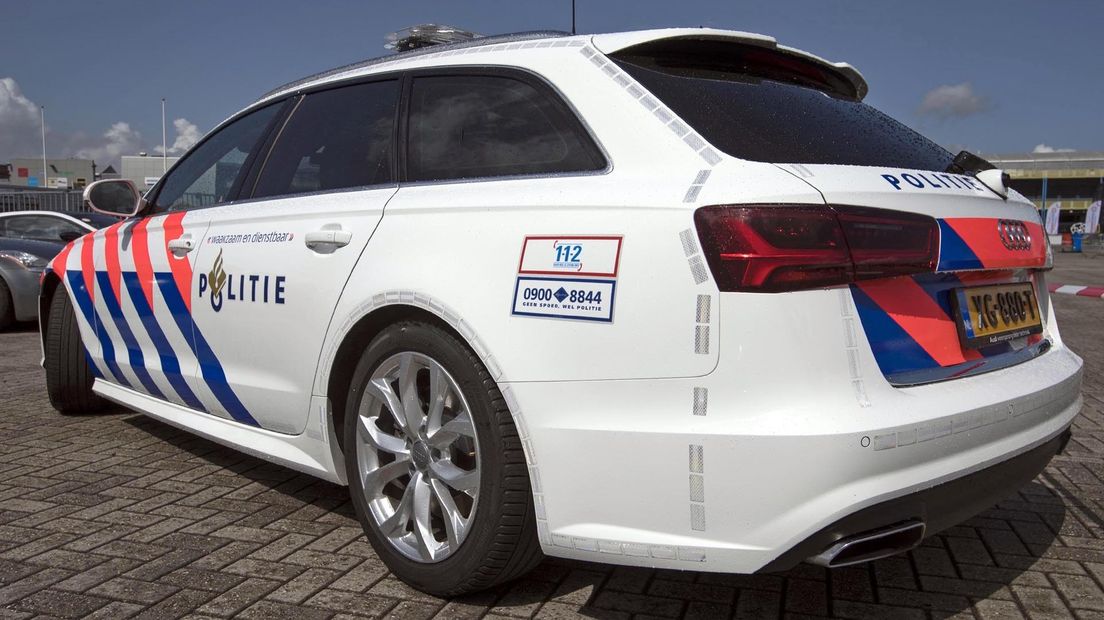 Een politiewagen