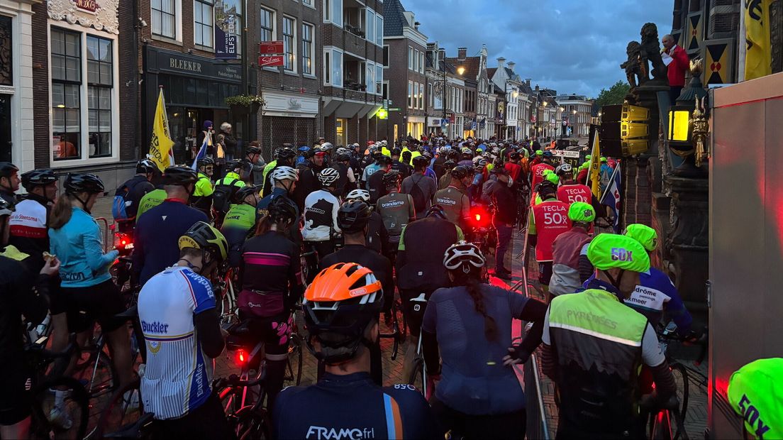 De fytsers moasten der betiid út