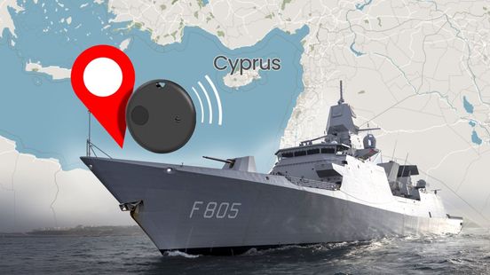 Onzichtbaar en toch vindbaar: gadget van 5 euro onthult locatie fregat Evertsen