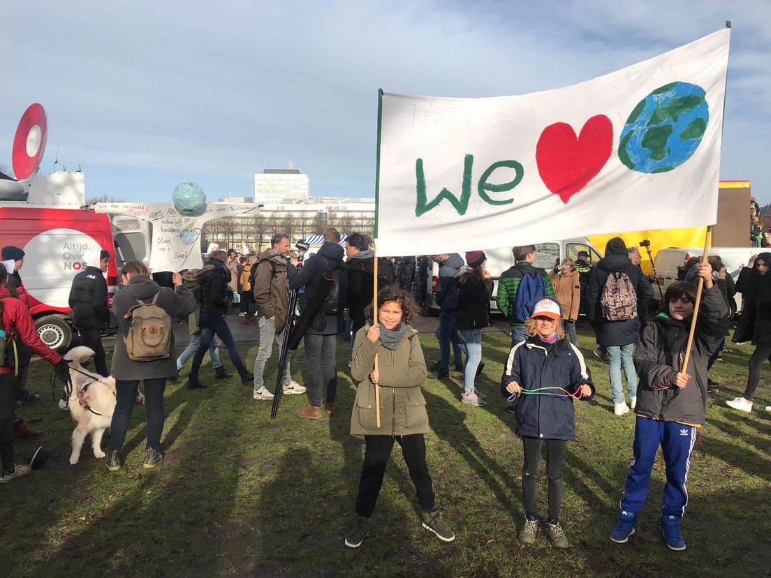 De scholierendemonstratie begin februari trok ook veel regiogenoten.