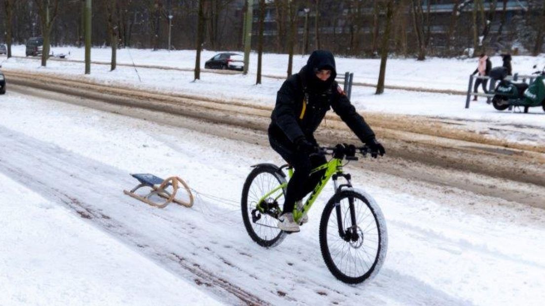 Den Haag in de sneeuw