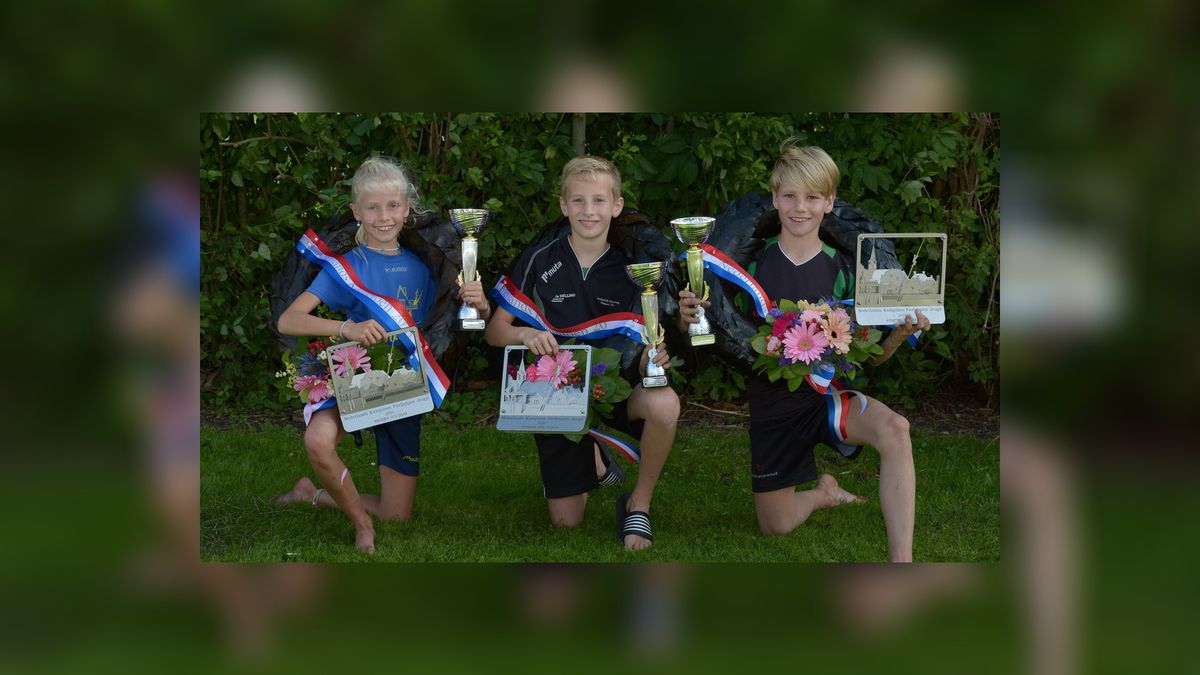 Fryslân Boppe op het NK Jeugd Fierljeppen in Kockengen