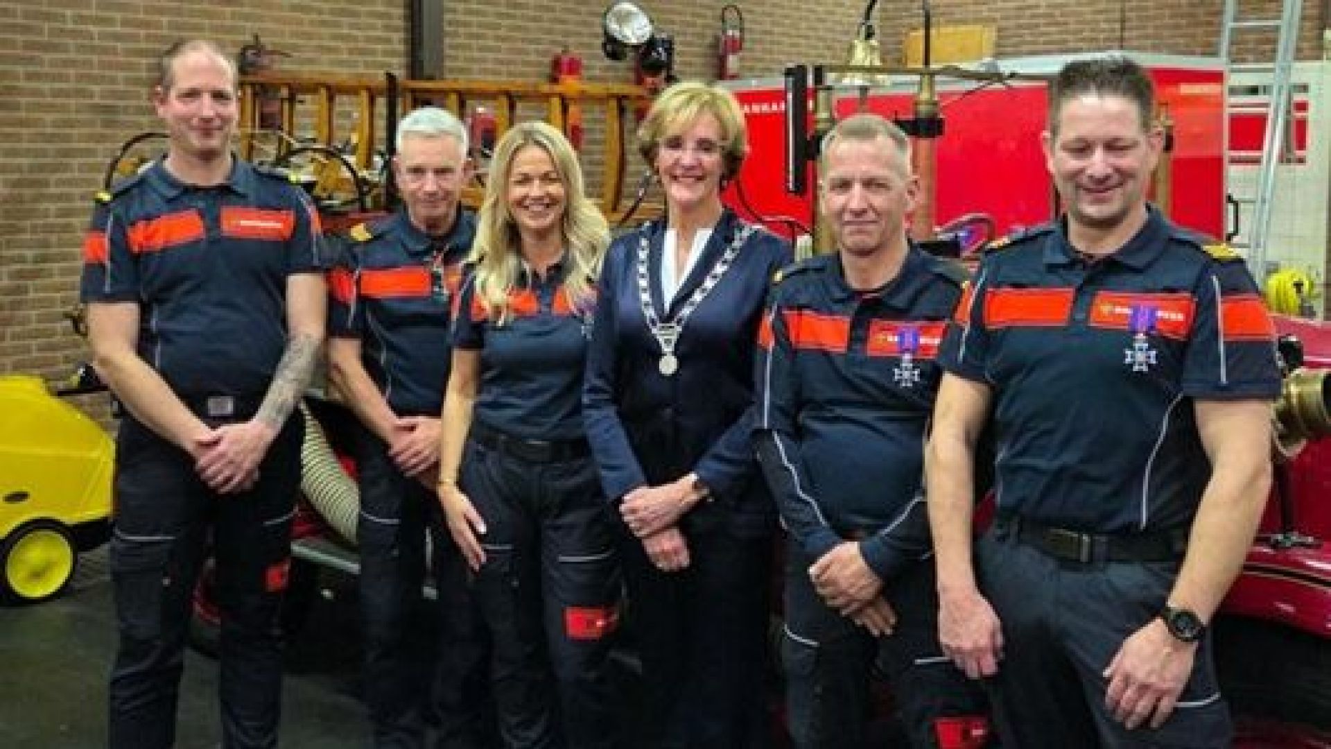 Vlnr: Bas Kampshof, Jan te Kronnie, Ilona Oolthuis, Annette Bronsvoort, Edwin Sironde en Wilco Rensing.