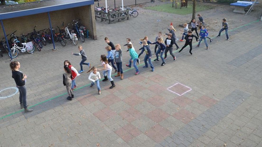 Kinderen in beweging in Borsele