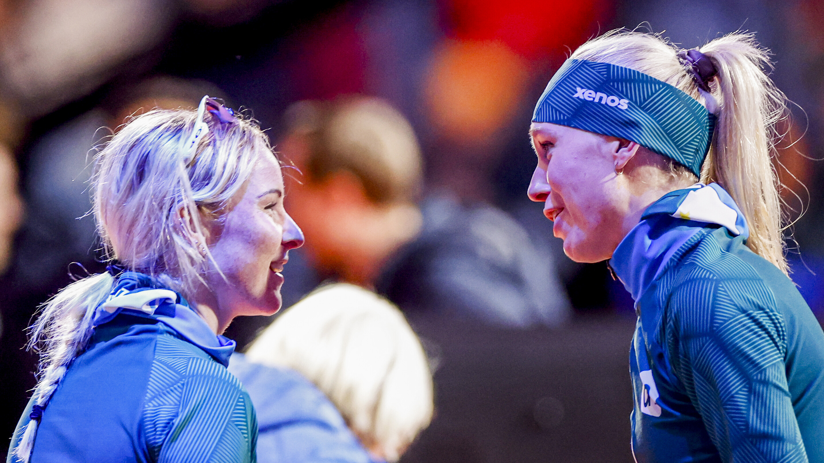 Marijke Groenewoud en har teamgenoat Merel Conijn